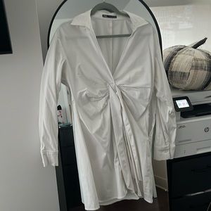 Zara button up dress